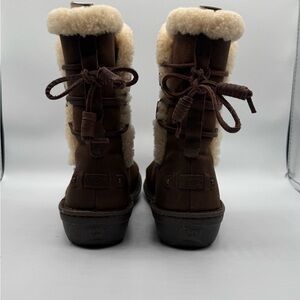 Cozy Brown Shearling Boots